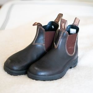 Women's Blundstone 500 Chelsea Boots Stout Brown 7